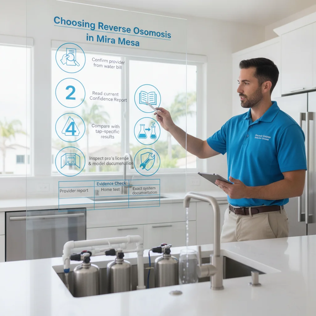 Five-step guide to choosing a reverse osmosis system for a Mira Mesa home